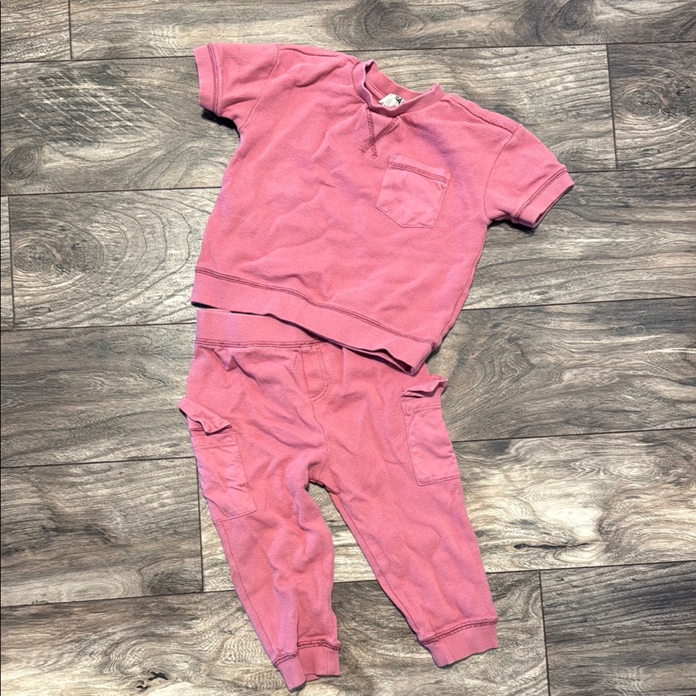 Cotton On Cargo Joggers Pink  Set
